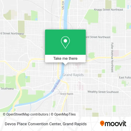 Devos Place Convention Center map