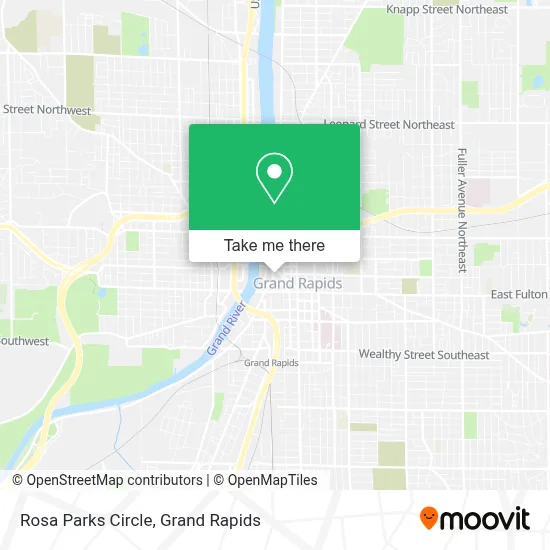 Rosa Parks Circle map