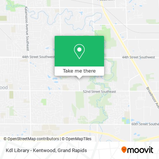 Kdl Library - Kentwood map