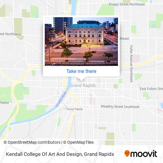 Mapa de Kendall College Of Art And Design