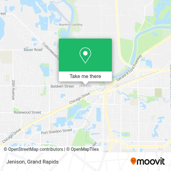 Jenison map