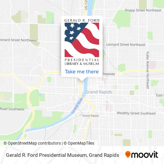Mapa de Gerald R. Ford Presidential Museum