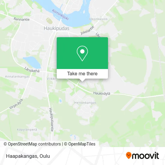 Haapakangas map