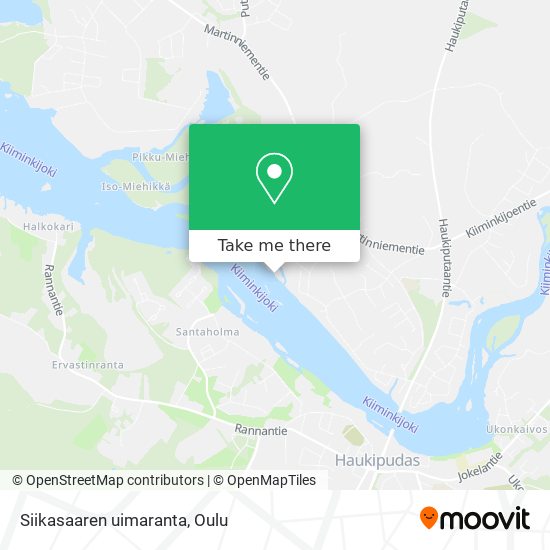 Siikasaaren uimaranta map