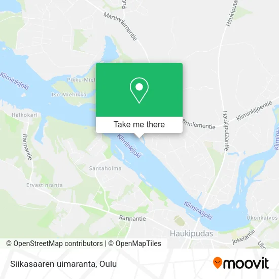 Siikasaaren uimaranta map