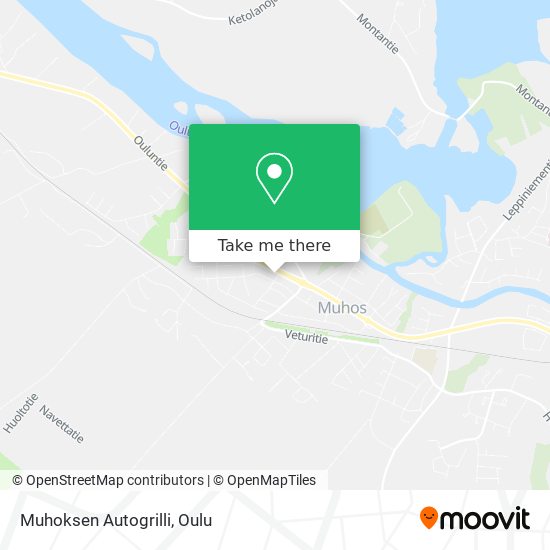 How to get to Muhoksen Autogrilli in Muhos by Bus?