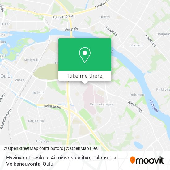 Hyvinvointikeskus: Aikuissosiaalityö, Talous- Ja Velkaneuvonta map