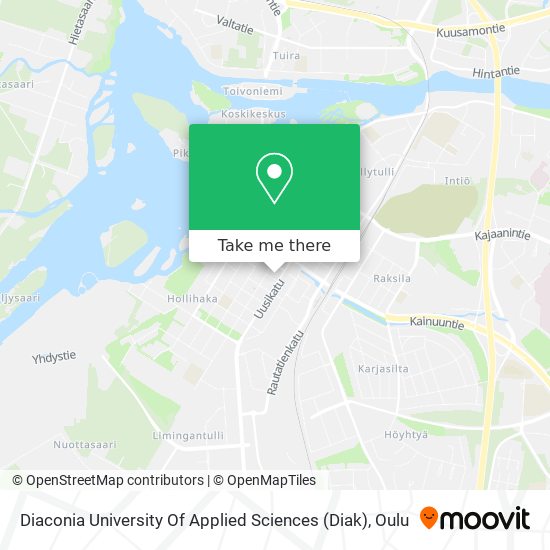 Diaconia University Of Applied Sciences (Diak) map