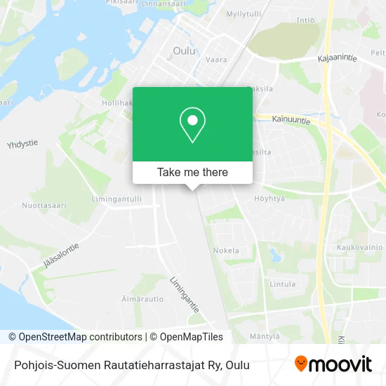 Pohjois-Suomen Rautatieharrastajat Ry map