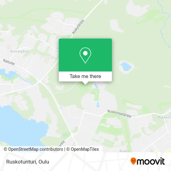Ruskotunturi map