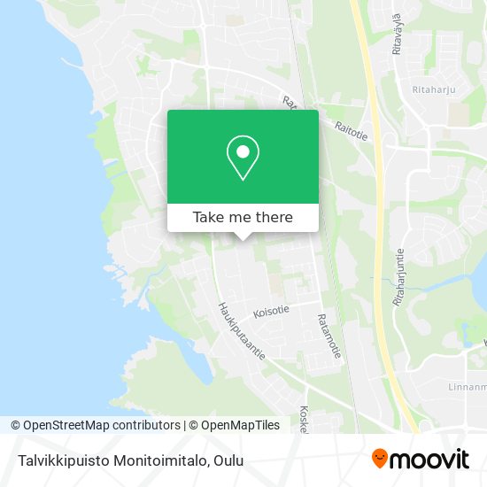 Talvikkipuisto Monitoimitalo map