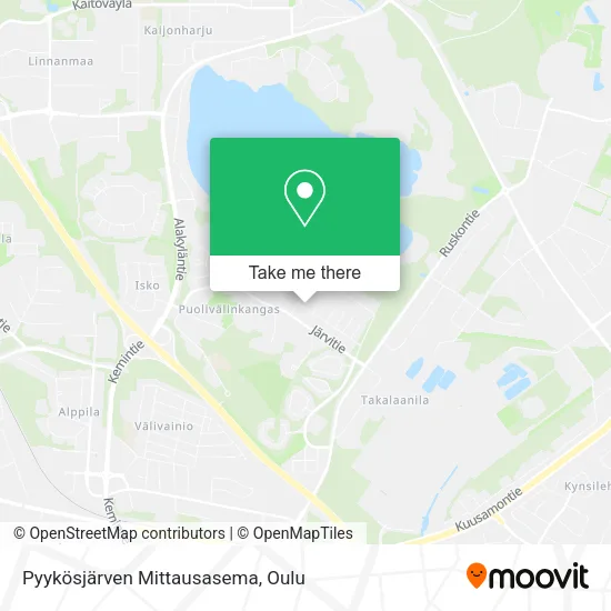 Pyykösjärven Mittausasema map