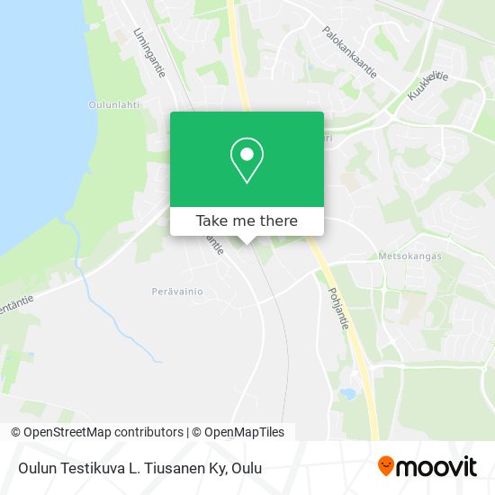 Oulun Testikuva L. Tiusanen Ky map