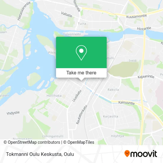 Tokmanni Oulu Keskusta map