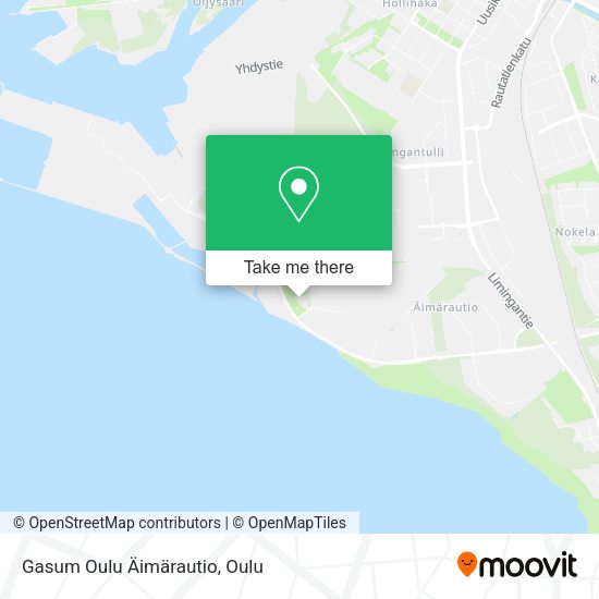 Gasum Oulu Äimärautio map