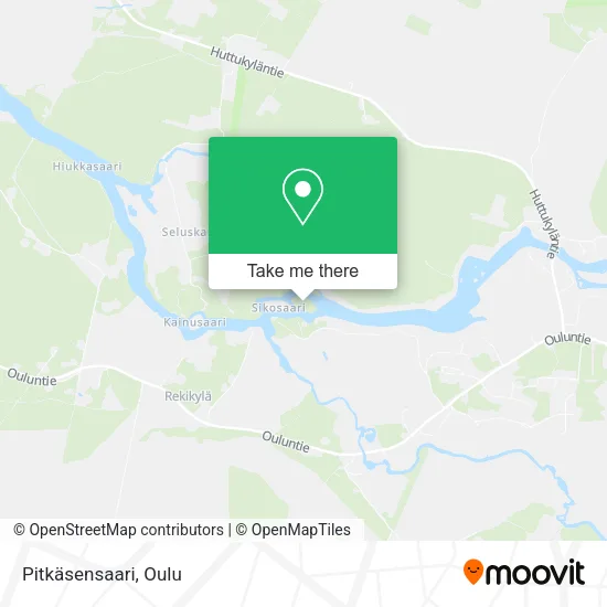 Pitkäsensaari map