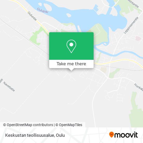 Keskustan teollisuusalue map