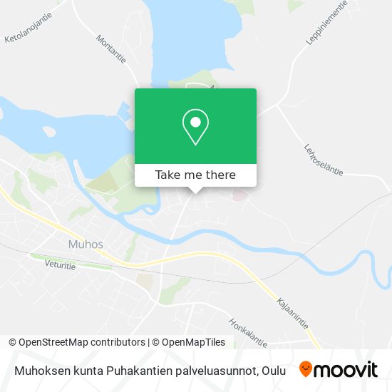 Muhoksen kunta Puhakantien palveluasunnot map