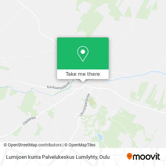 Lumijoen kunta Palvelukeskus Lumilyhty map