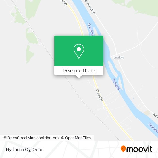How to get to Hydnum Oy in Muhos by Bus?