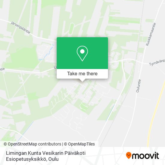 Limingan Kunta Vesikarin Päiväkoti Esiopetusyksikkö map