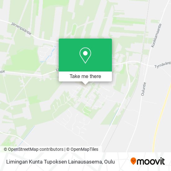 Limingan Kunta Tupoksen Lainausasema map