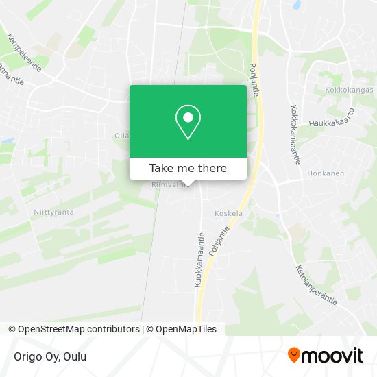 Origo Oy map