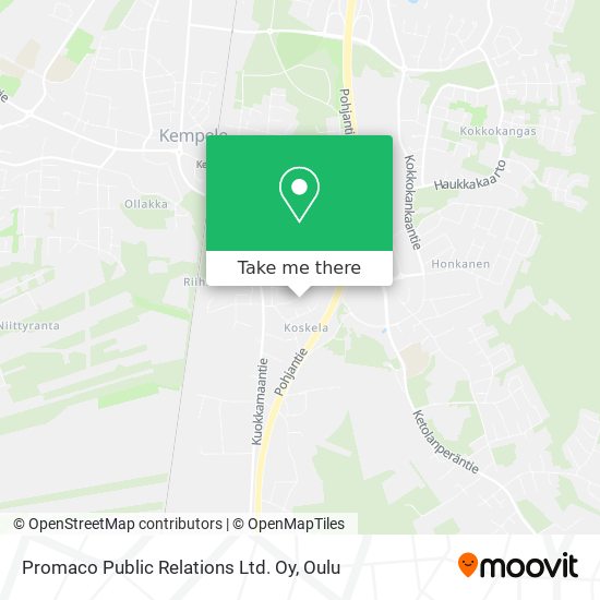 Promaco Public Relations Ltd. Oy map