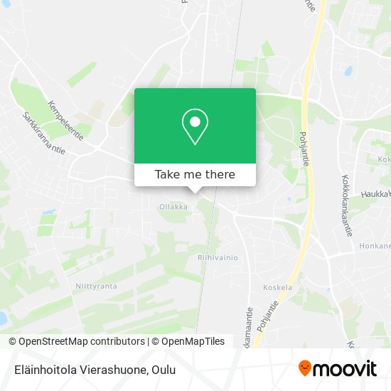 Eläinhoitola Vierashuone map