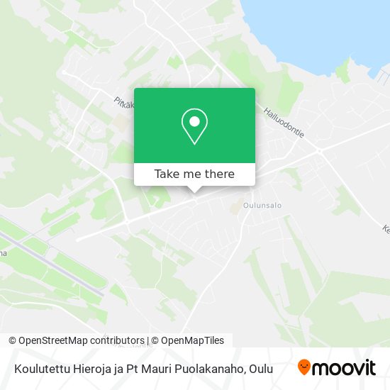 Koulutettu Hieroja ja Pt Mauri Puolakanaho map