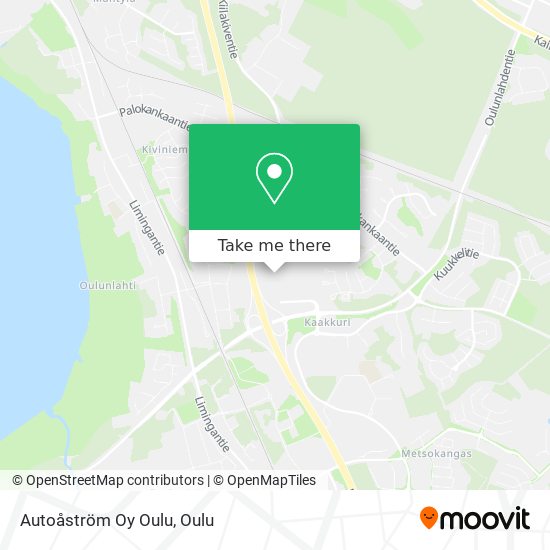 Autoåström Oy Oulu map