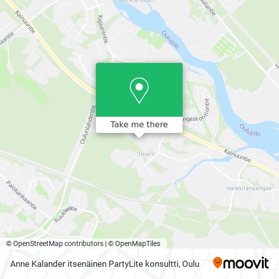 Anne Kalander itsenäinen PartyLite konsultti map