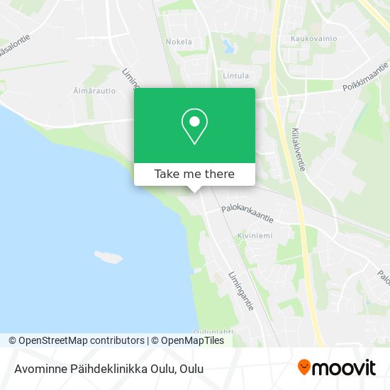 Avominne Päihdeklinikka Oulu map