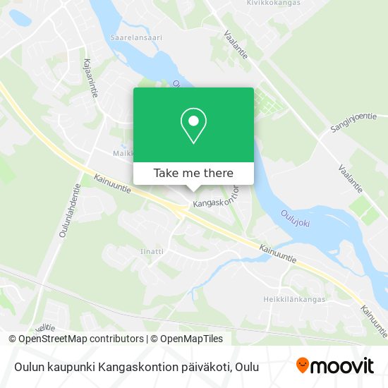 Oulun kaupunki Kangaskontion päiväkoti map