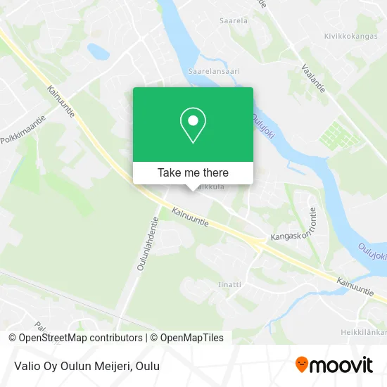 Valio Oy Oulun Meijeri map