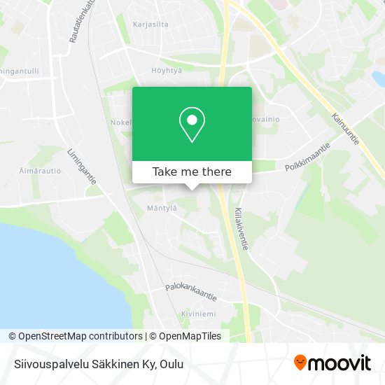 Siivouspalvelu Säkkinen Ky map