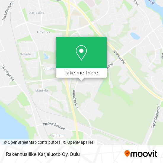 Rakennusliike Karjaluoto Oy map