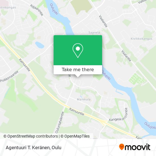 Agentuuri T. Keränen map