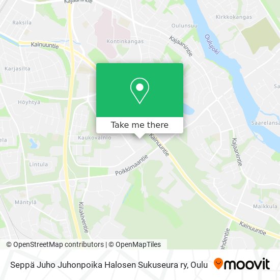 Seppä Juho Juhonpoika Halosen Sukuseura ry map