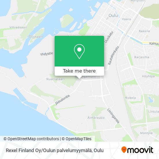 Rexel Finland Oy / Oulun palvelumyymälä map