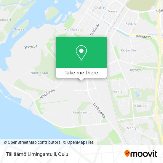 Tälläämö Limingantulli map