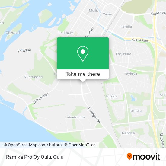 Ramika Pro Oy Oulu map