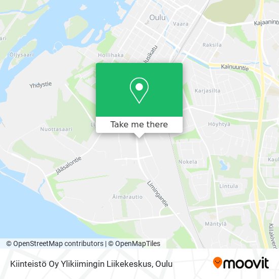 Kiinteistö Oy Ylikiimingin Liikekeskus map