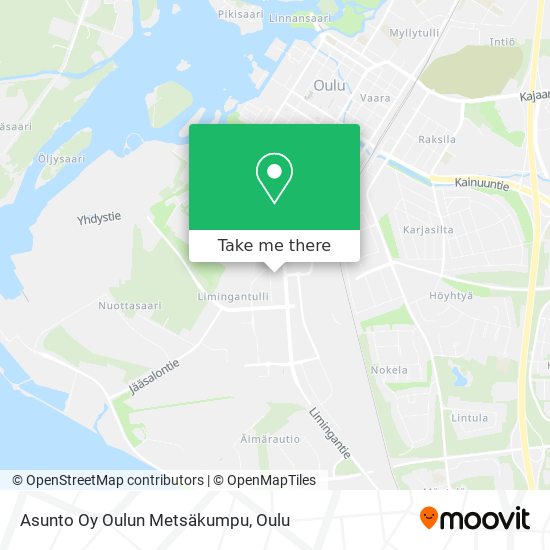 Asunto Oy Oulun Metsäkumpu map