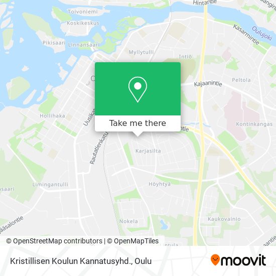 Kristillisen Koulun Kannatusyhd. map