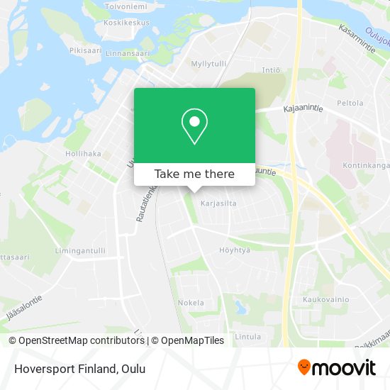 Hoversport Finland map