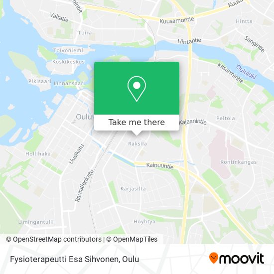Fysioterapeutti Esa Sihvonen map