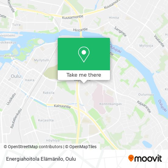 Energiahoitola Elämänilo map
