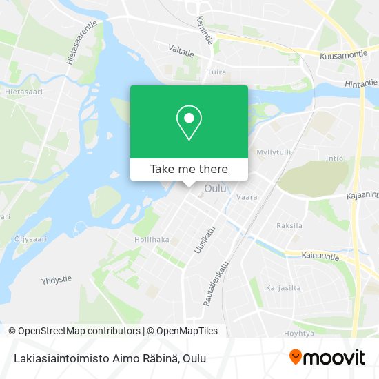 Lakiasiaintoimisto Aimo Räbinä map