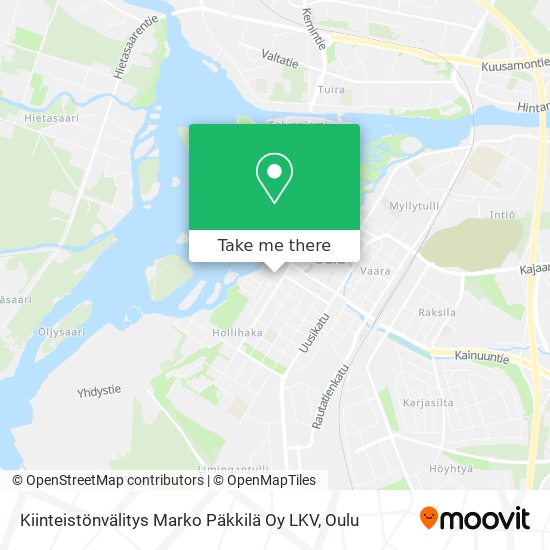 Kiinteistönvälitys Marko Päkkilä Oy LKV map